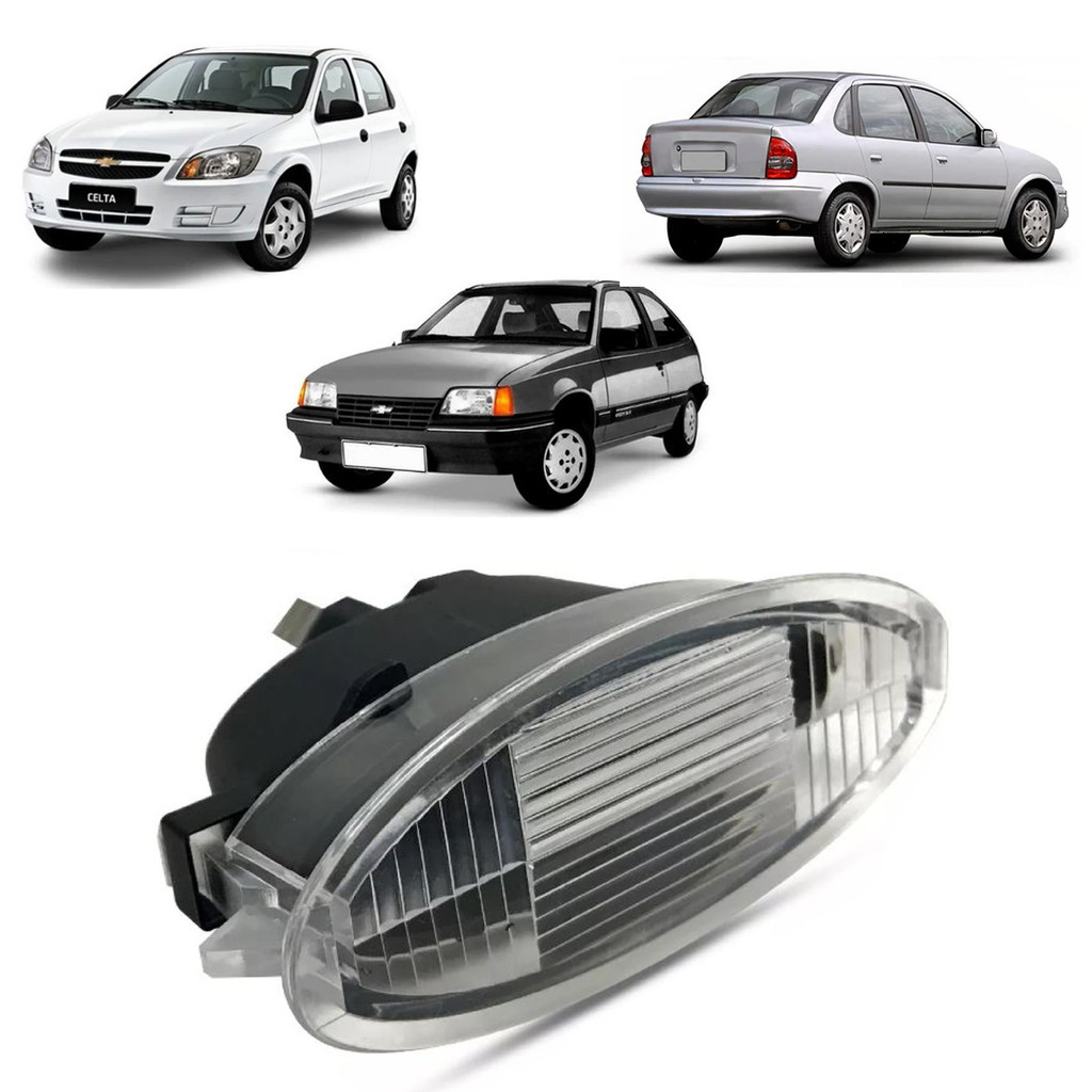 LANTERNA LUZ PLACA CORSA WIND HATCH SUPER SEDAN 94 A 10 KADETT 96 A 98 CELTA 07 A 15 VECTRA 97 A 04