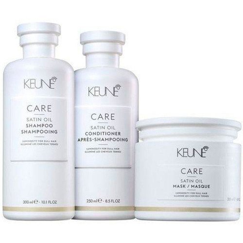 Keune Shampoo + Condicionador + Máscara Satin Oil