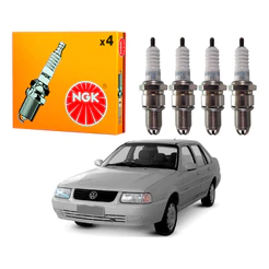 Jogo Velas Ngk Santana 1.8 2.0 Mi 1997 A 2006