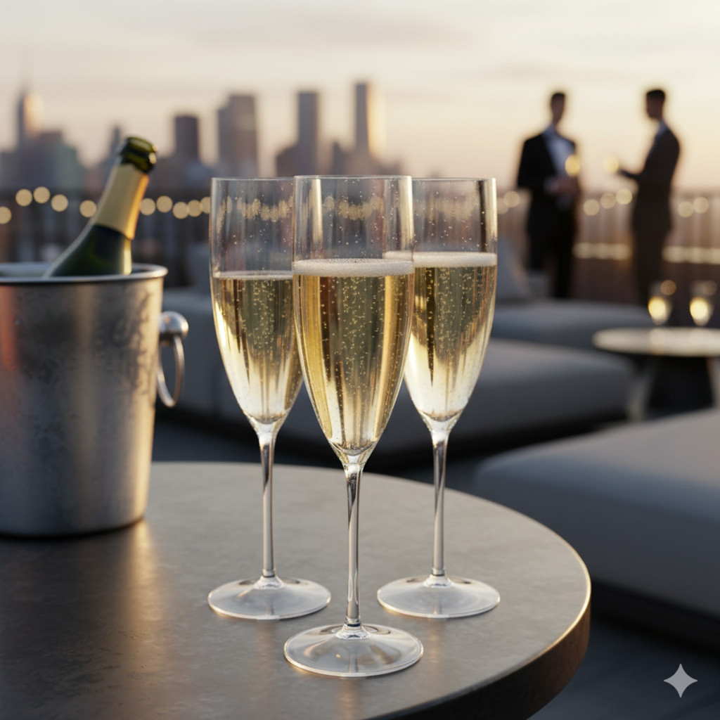 Kit 15 Taça de Champanhe Acrílica Transparente Espumante Festas Celebrações Casamentos Aniversários em Oferta na Shopee