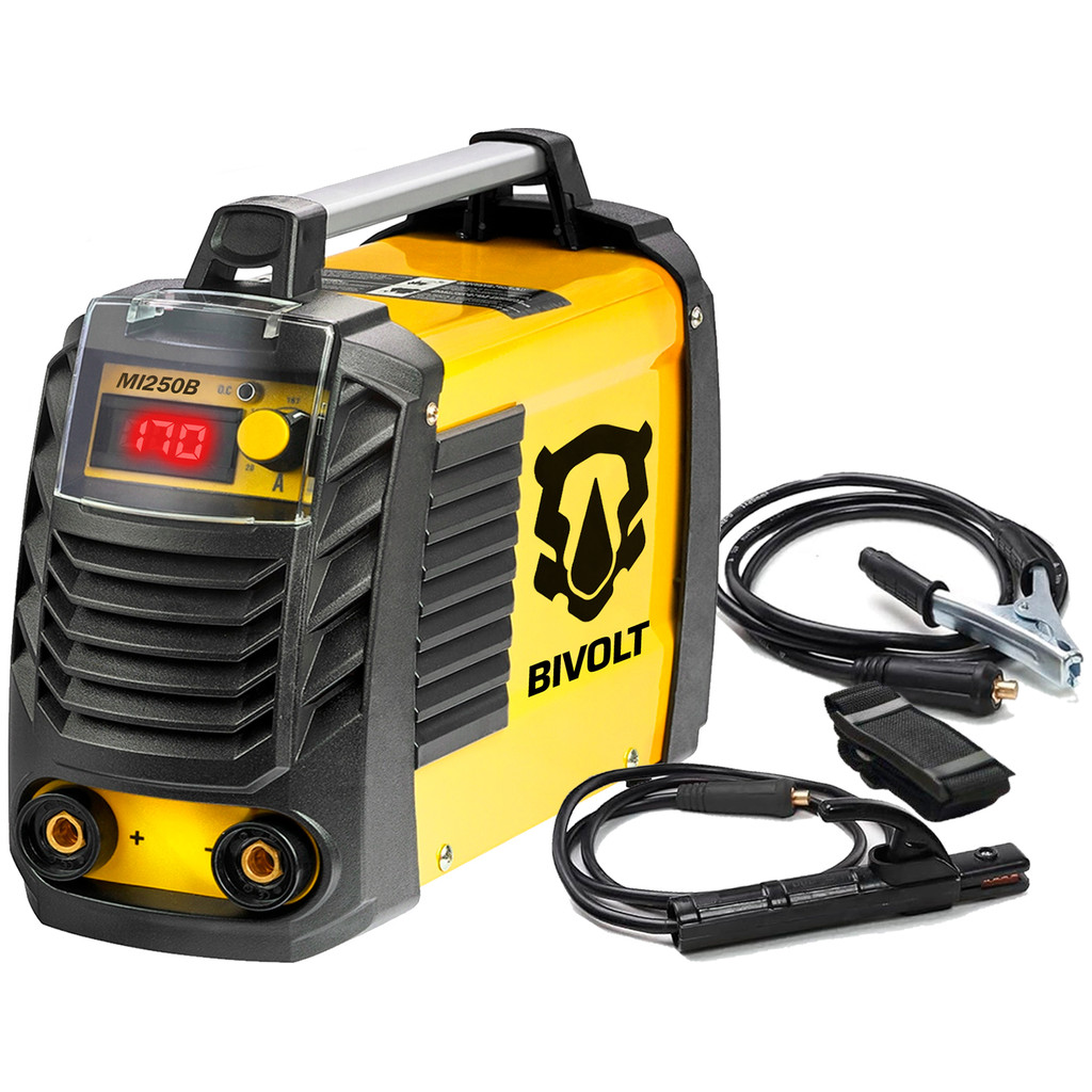 Maquina De Solda Eletrica Inversora Mma Tig Eletrodo 170a 220v Mi250a The Black Tools