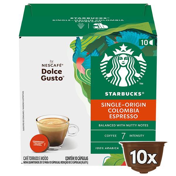 Starbucks Espresso Colombia by NESCAFÉ Dolce Gusto - 10 Cápsulas