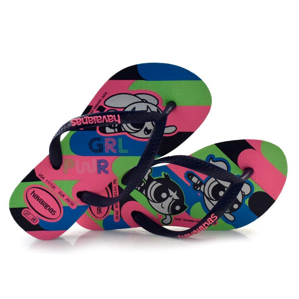Chinelo Infantil Havaianas Slim Powerpuff 4149886 em Oferta na Shopee