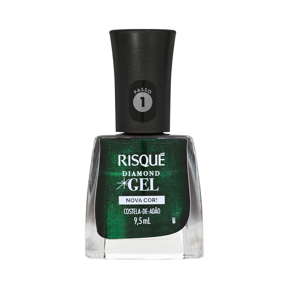 Esmalte Risqué Diamond Gel Nova Cor Costela de Adão em Oferta na Shopee
