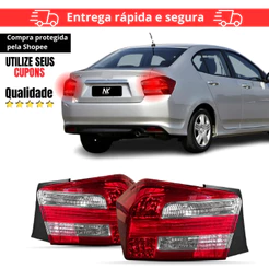Par/Un Lanterna Traseira City 2012 2013 2014