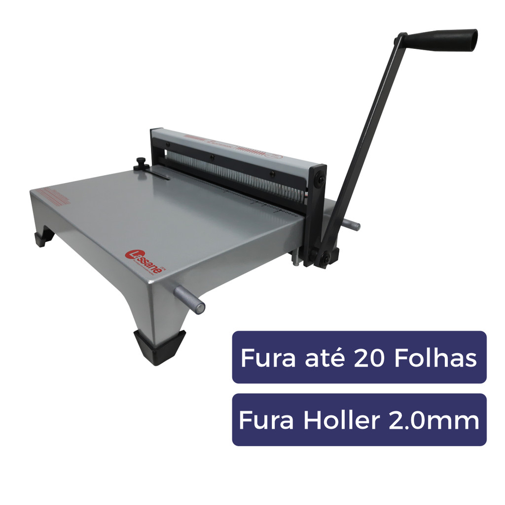 Encadernadora Espiramatic 20 Folhas Lassane para Espiral