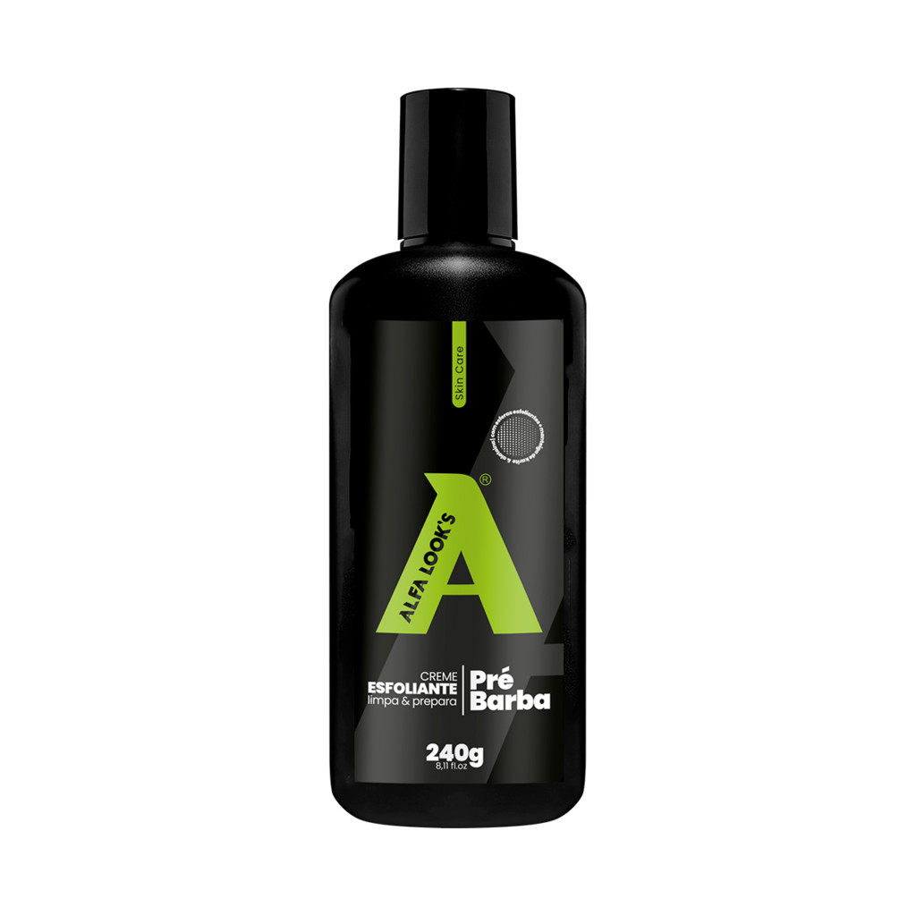 CREME ESFOLIANTE PRÉ BARBA LEMON 240GR - ALFA LOOK'S