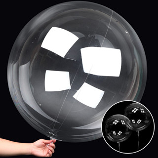 Kit Balão Bubble Bobo Ballon 18 Polegadas 45cm Cristal Festas Aniversários em Oferta na Shopee