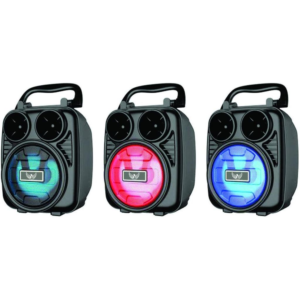 Caixinha Caixa de Som Bluetooth Portátil Led 8w SD/Rádio/USB/TF/FM/MP3 Promoção Presente AL-1182