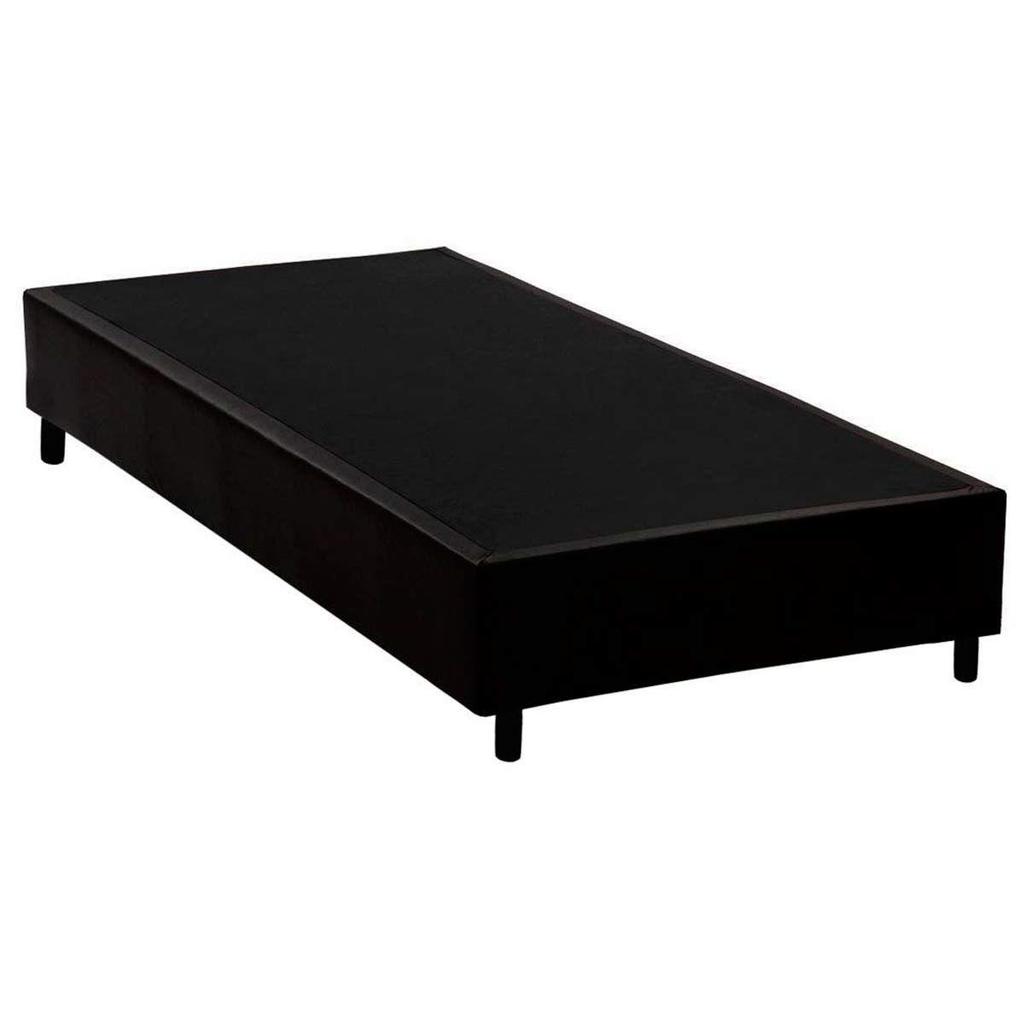 Cama Box Base Solteiro Universal Courano Black (78x188x20) - Costa Rica em Oferta na Shopee