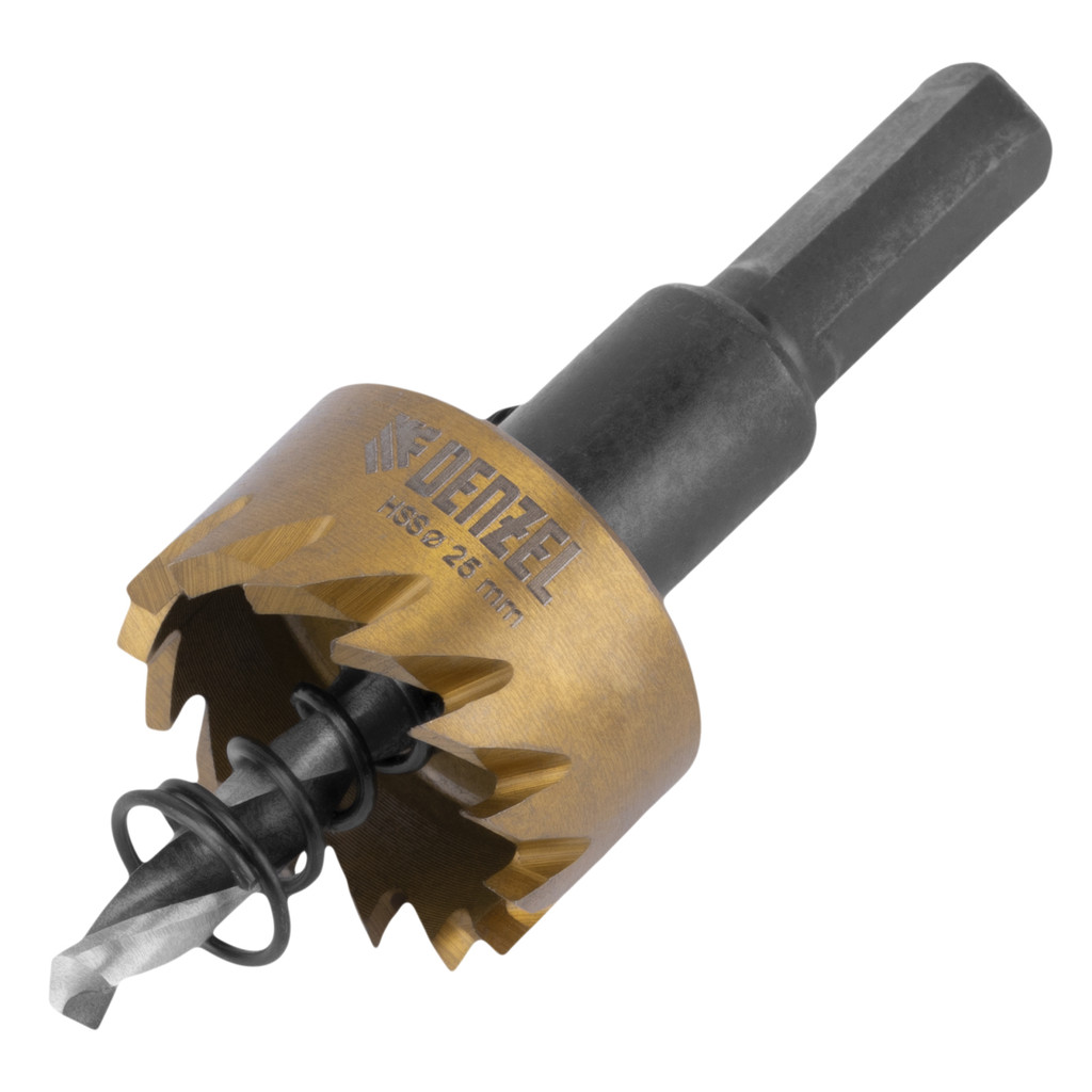 SERRA COPO, PARA METAL, REVESTIMENTO DE NITRETO DE TITANIO, 25MM, 1PC // DENZEL