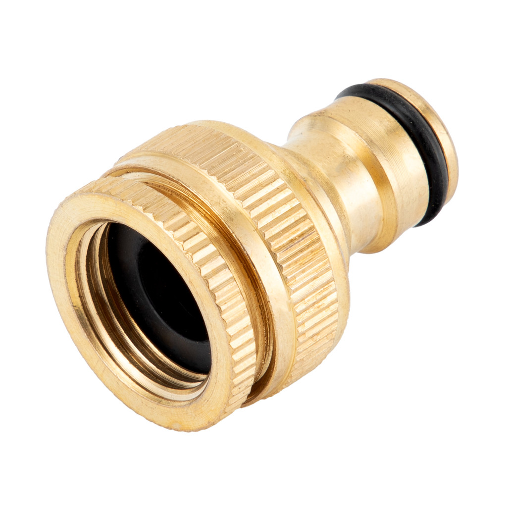 CONECTOR DE TORNEIRA DE LATAO, FEMEA, 1/2-3/4, ROSCA INTERNA, COM ADAPTADOR // PALISAD em Oferta na Shopee