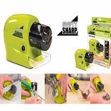 Amolador afiador elétrico faca tesouras chave de fenda em Oferta na Shopee