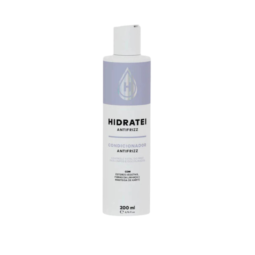 Condicionador Antifrizz Controle Total Hidratação Profunda 200ml - Hidratei