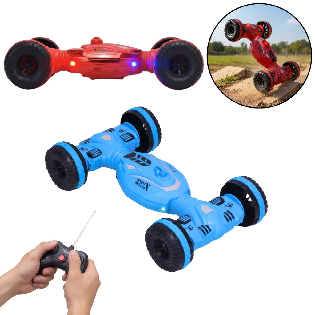 Carrinho de Controle Remoto RC Acrobático Recarregável Giro 360° Infantil - Castela em Oferta na Shopee