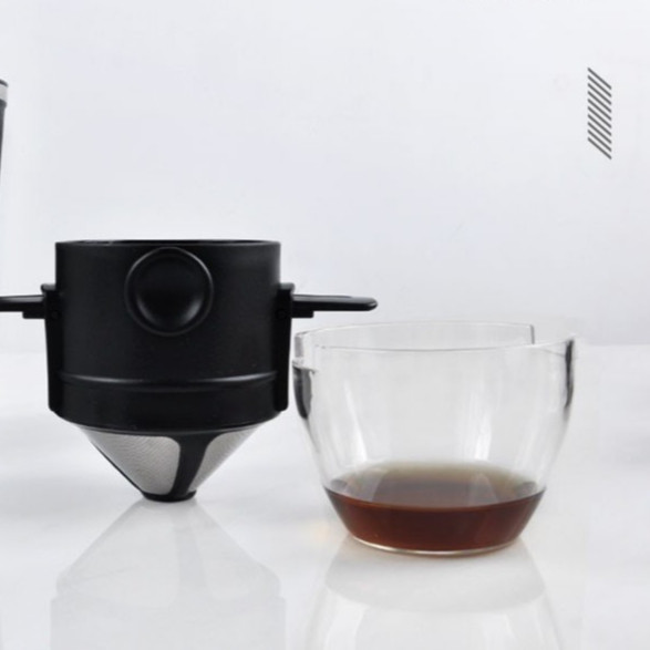 Mini Filtro De Café Chá Coador De Café Reutilizável Portátil Inox