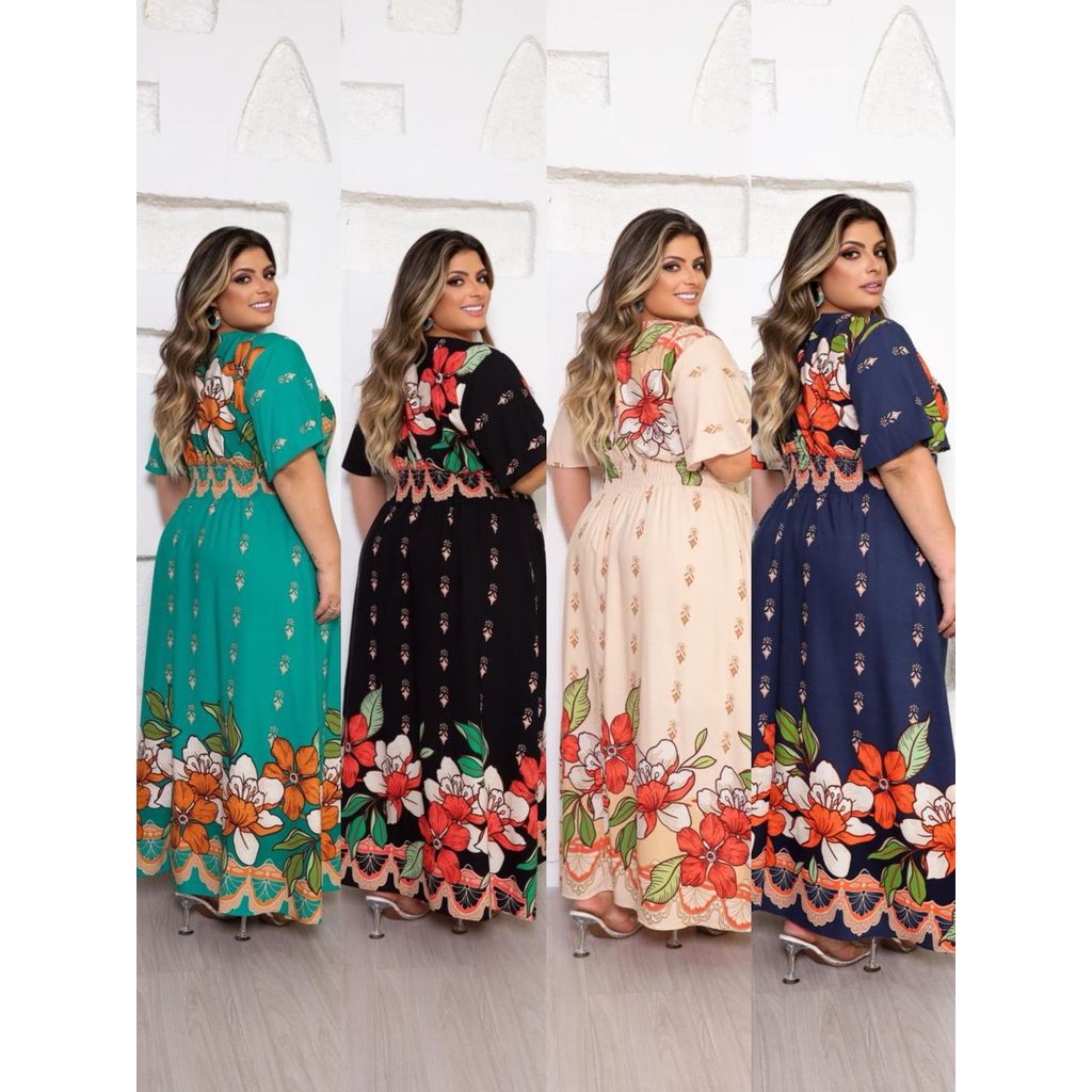 Vestido Estampado Verde na Black Friday 2025 | BuscaProdutos