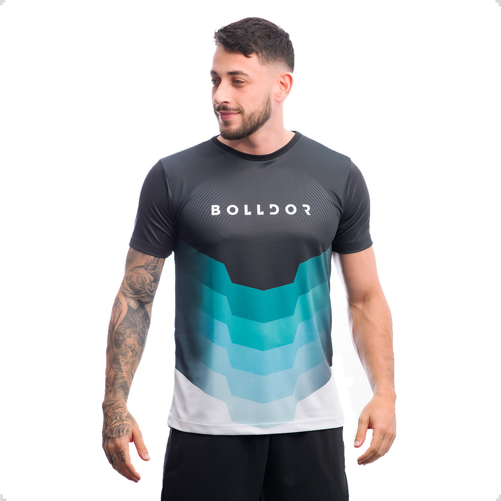Camisa Dry Fit Masculino Academia Blusa Academia Treino Com Proteção UV