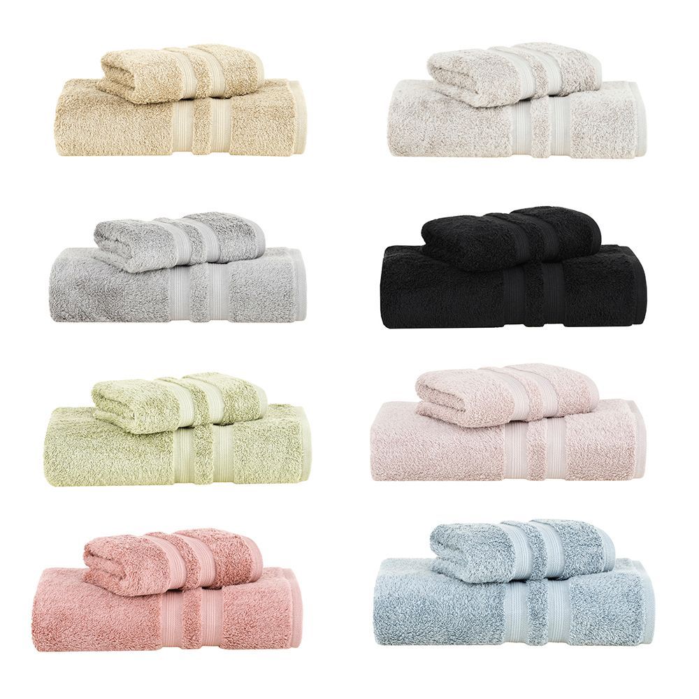 Jogo de Toalhas Buddemeyer Algodão Egípcio Banho 2 peças em Oferta na Shopee