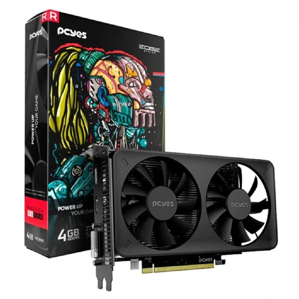 Placa de Vídeo PCYes RX 550 AMD Dual Fan Projeto Edge, 4GB GDDR5, 128 BITS em Oferta na Shopee
