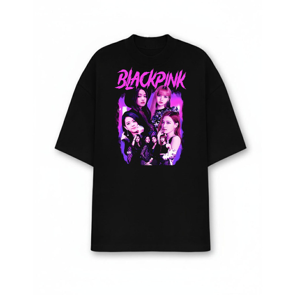 Camiseta Básica BLACKPINK Camisa 100% Algodão Streetwear Temos Plus Size Lançamento - Envio Rápido