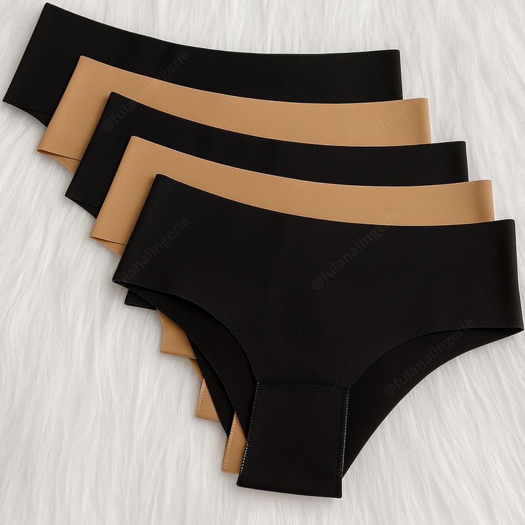 Kit 4 Calcinha Sem Costura Cintura Alta Corte A Laser Não Marca - Cos Roma