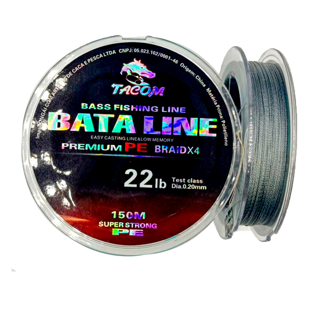 Linha Multifilamento Pesca 150 Metros  0,20mm Tacom  22lb