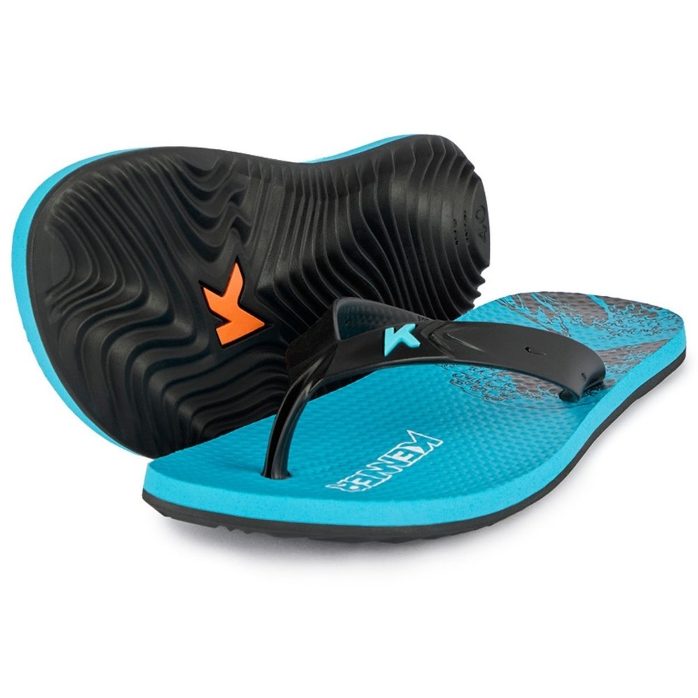 Chinelo Kenner Summer Tsunami Masculino - Preto e Azul em Oferta na Shopee