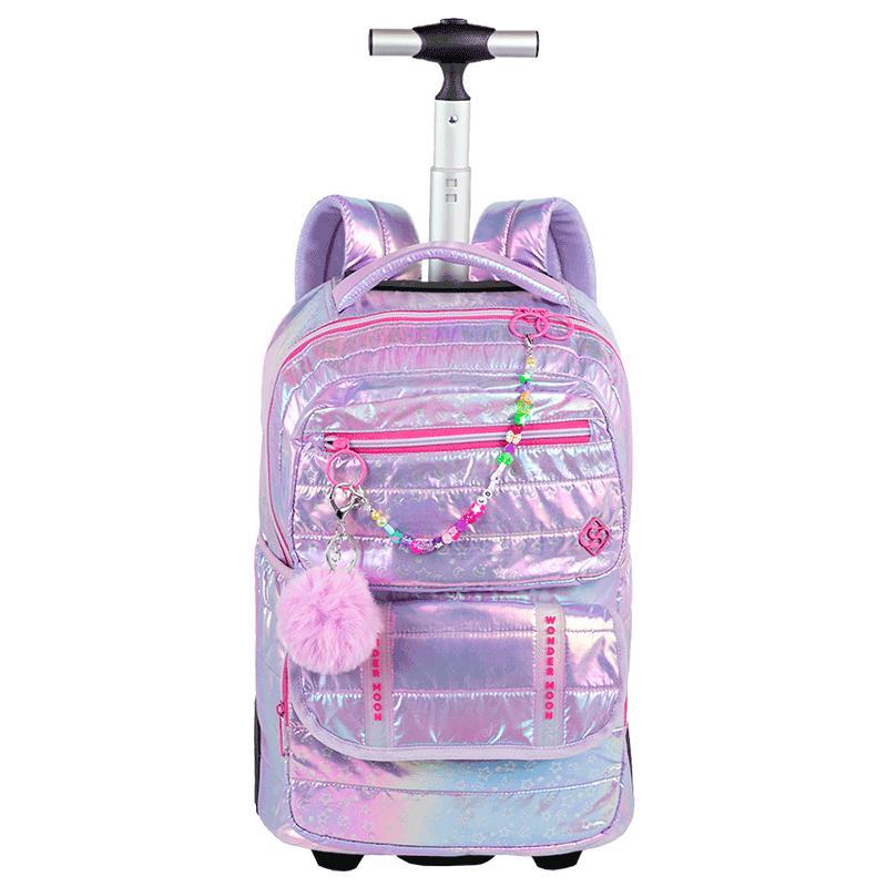 Mochila Carrinho Grande Sestini Wonder Moon - Metálico