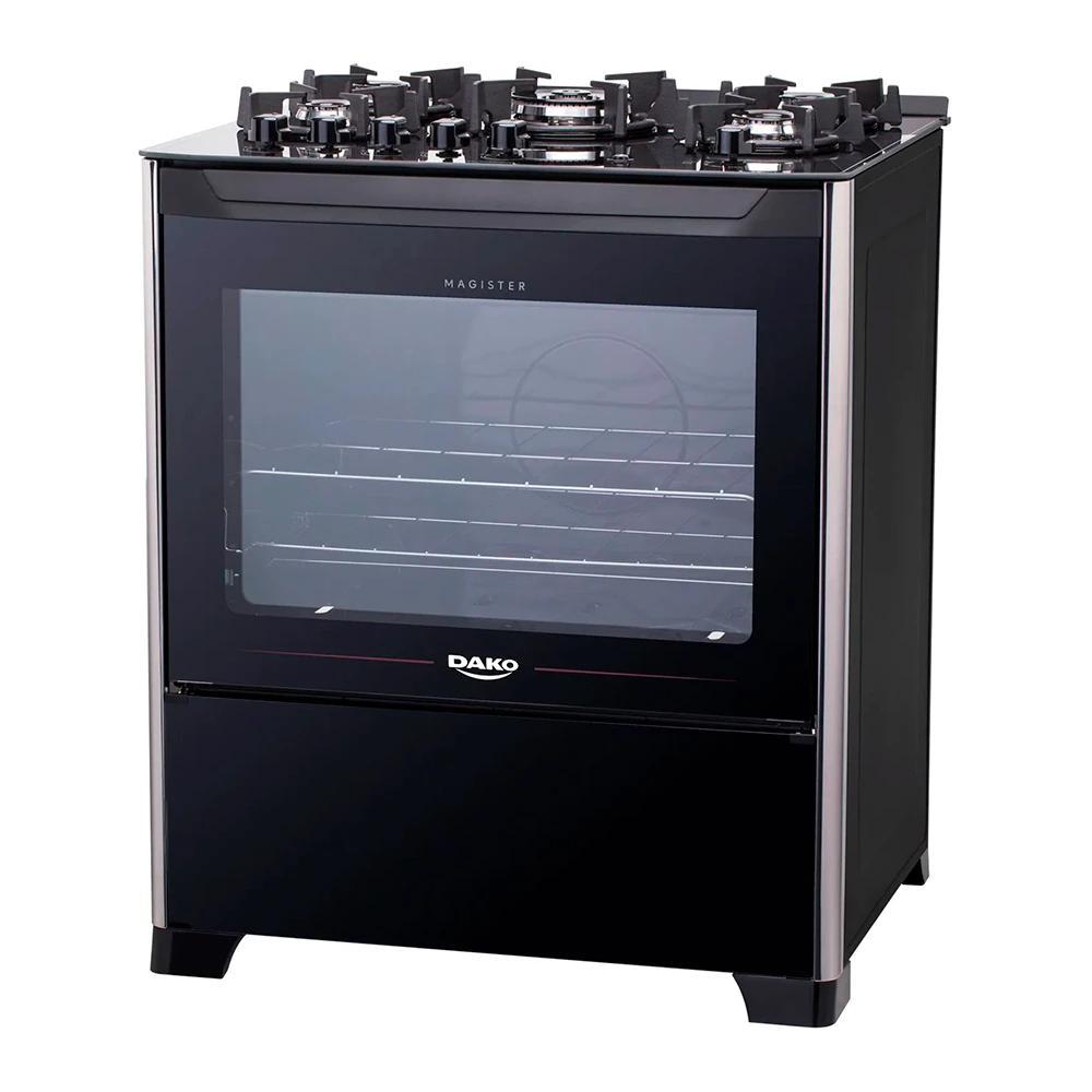 Fogão 5 Bocas Dako Magister com Mesa de Vidro em Oferta na Shopee