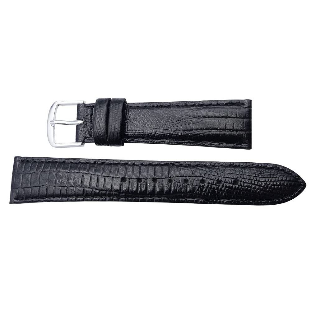 〔SEIKO〕SEIKO pulseira de relógio 19mm R0271AL couro preto para homens