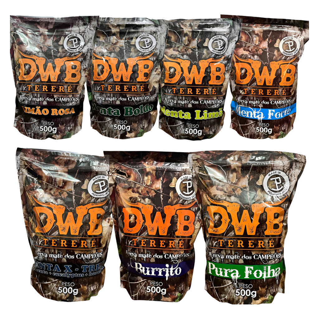 Tereré Erva Mate Premium Dwb 500g - Escolha O Sabor em Oferta na Shopee