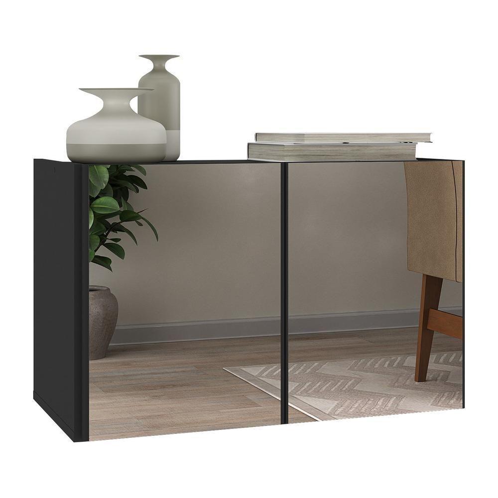 Aparador Buffet Suspenso Com Espelhos 2 Portas Multimóveis em Oferta na Shopee