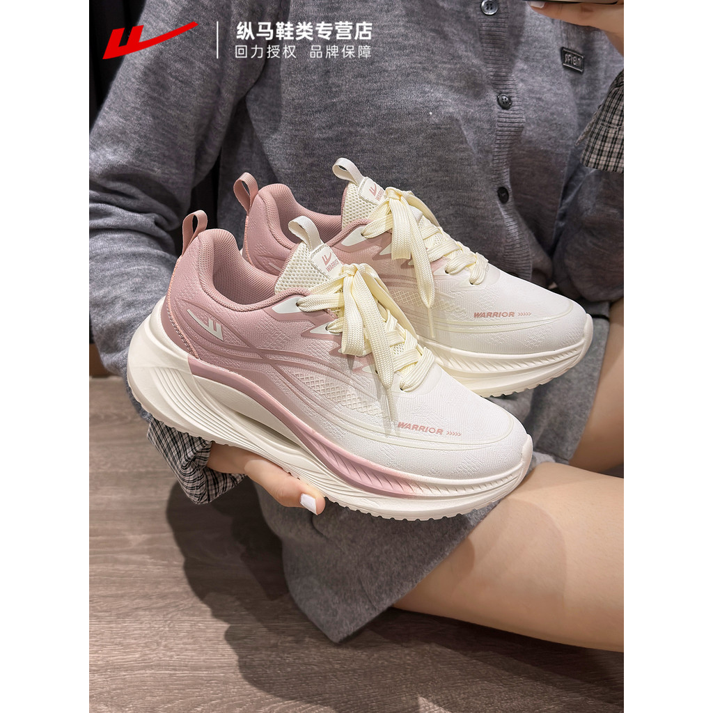 Puxar para trás sapatos femininos sapatos esportivos feminino outono 2026 novo estilo tênis de corrida feminino leve abs