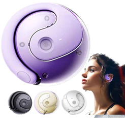 Fone De Ouvido Sem Fio Bluetooth Ergonômico TWS Com Suporte Para Pendurar Na Orelha Anti-Queda