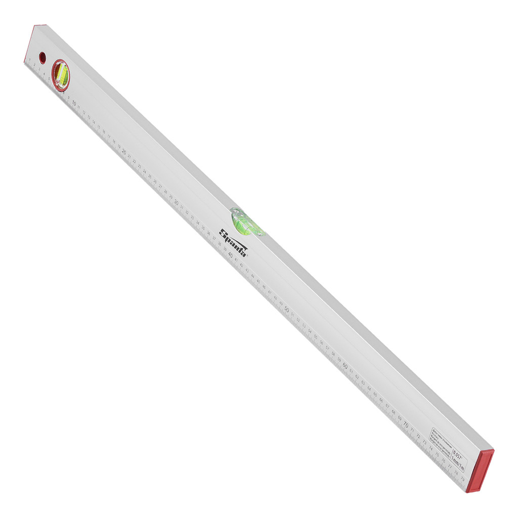 NIVEL DE ALUMINIO, 2 BOLHAS, 32POL., 800MM, 1PC // SPARTA em Oferta na Shopee