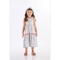 Vestido Midi Infantil em Algodão Up Baby