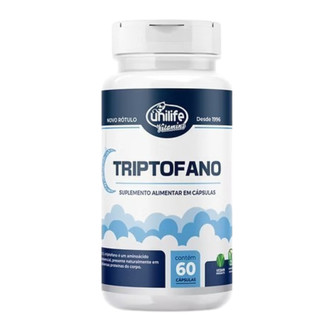 L-Triptofano em cápsulas 300 mg ( L- Triptofano Vitaminas 60 Cápsulas | Unilife