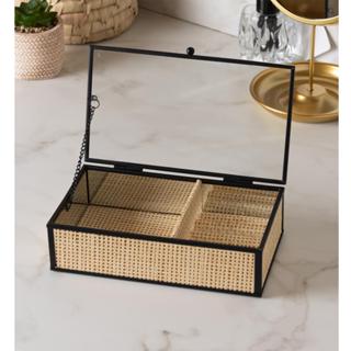 Porta-Joias Wolff Toscana 21cm x 12cm x 5,5cm Preto Metal em Oferta na Shopee