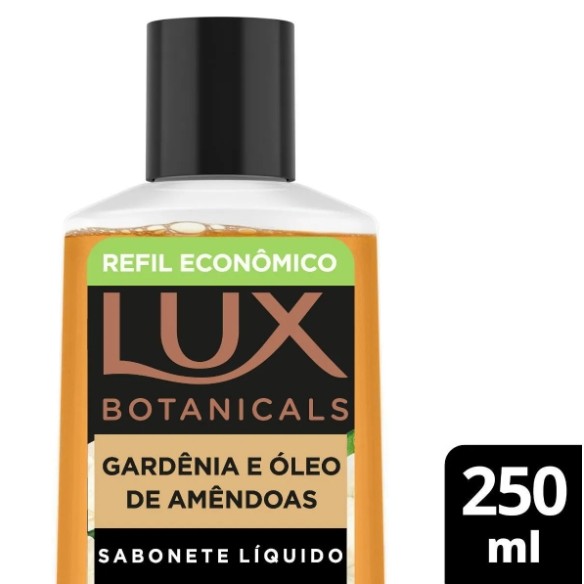 Sabonete Lux Gardenia + Oleo de Amendoas, Liquido Com 250Ml em Oferta na Shopee