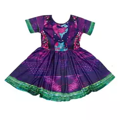 Fantasia Mal Descendentes 3 Infantil Vestido
