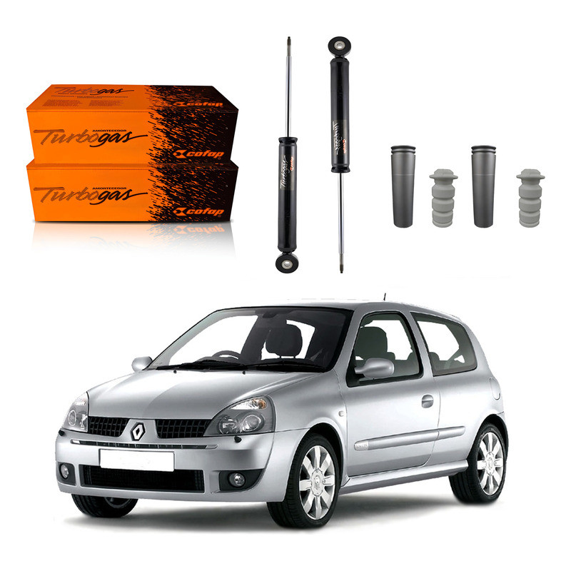 Kit Amortecedor Traseiro, Clio 1.0 2003 A 2012 em Oferta na Shopee
