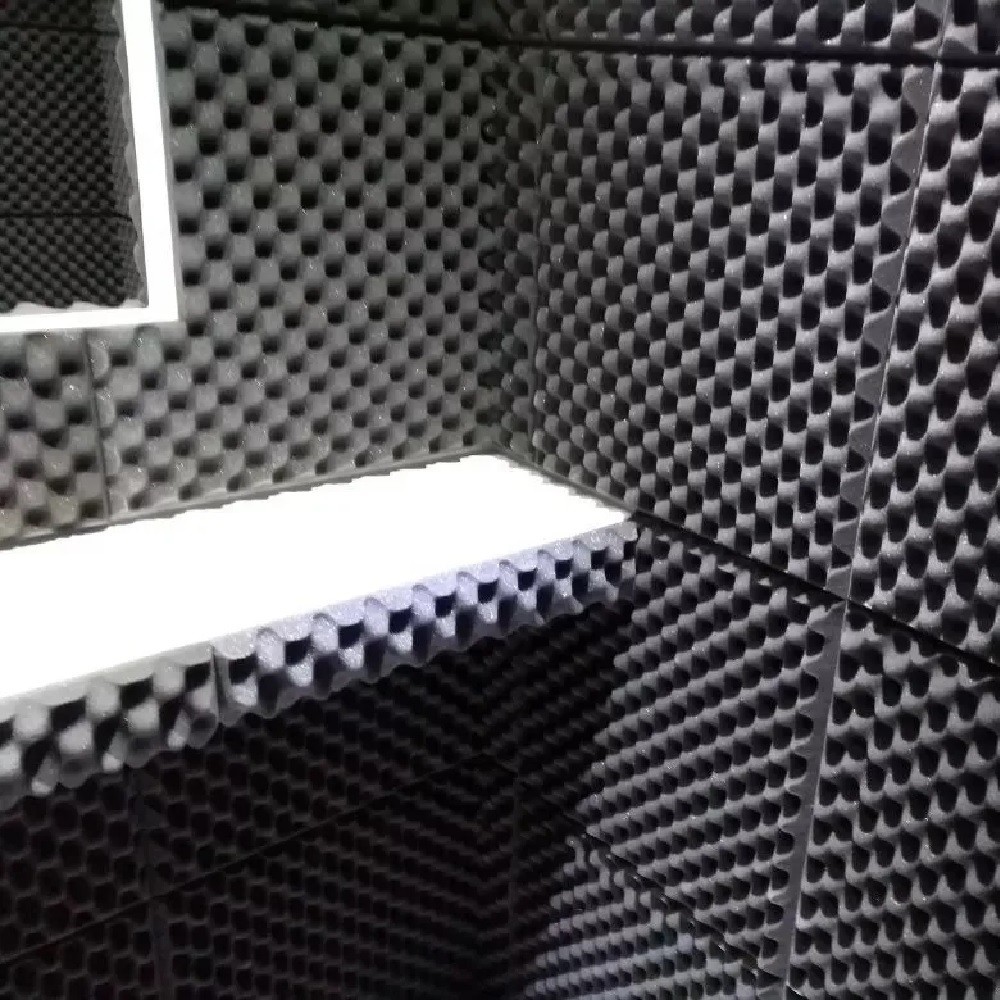 2un Espuma Acústica Caixa de Ovo 3cm p/ Absorção de Som Tratamento Estúdio Podcast Armazem
