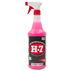 Desengraxante H-7 Poderoso Limpador Multiuso 1 Litro Spray Limpa Tudo Graxas Óleo Motor Cozinha
