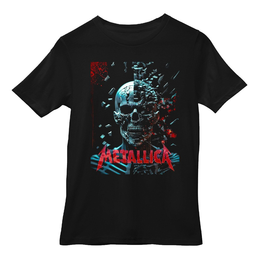 Camiseta Heavy Metal Metallica Clássico Internacional Camisa