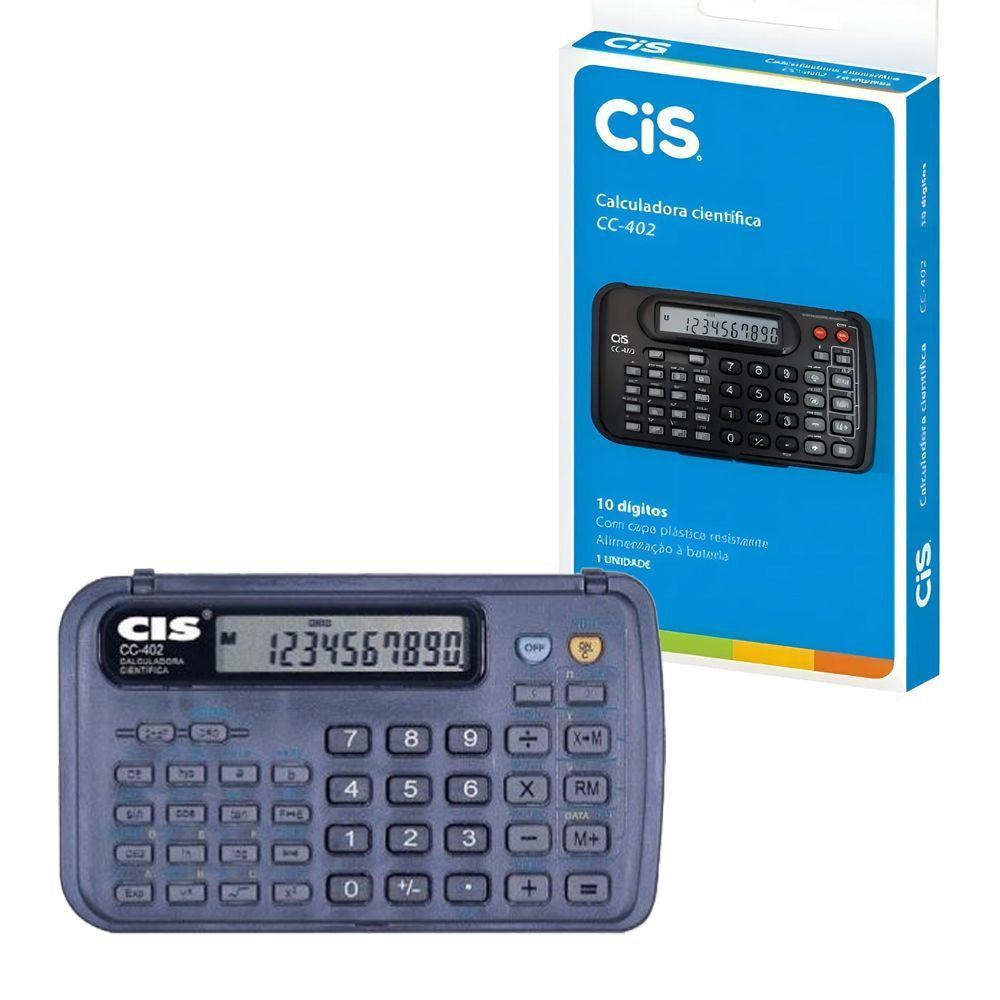 Calculadora Científica CC-402 10 Dígitos 56 Funções - Cis em Oferta na Shopee