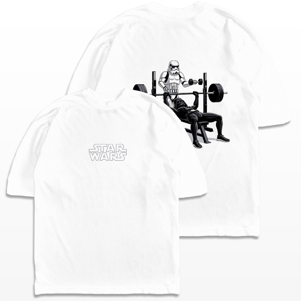 Camiseta Oversized Star Wars Academia Streetwear Harajuku Aesthetic Camisa Unissex