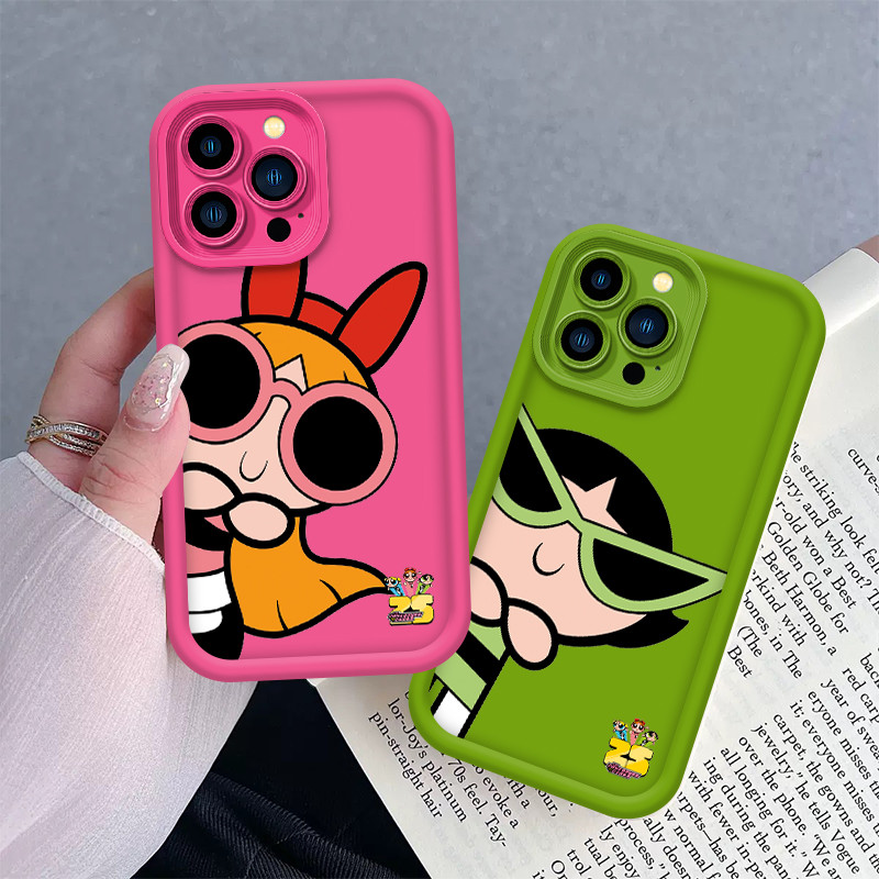 Capa Para POCO X7 Pro X6 X5 F6 F5 F3 X4 M6 M4 X3 C71 C75 C65 C40 M5S Mi14 12 11 SoftCase Meninas Superpoderosas Vermelho - detalhe