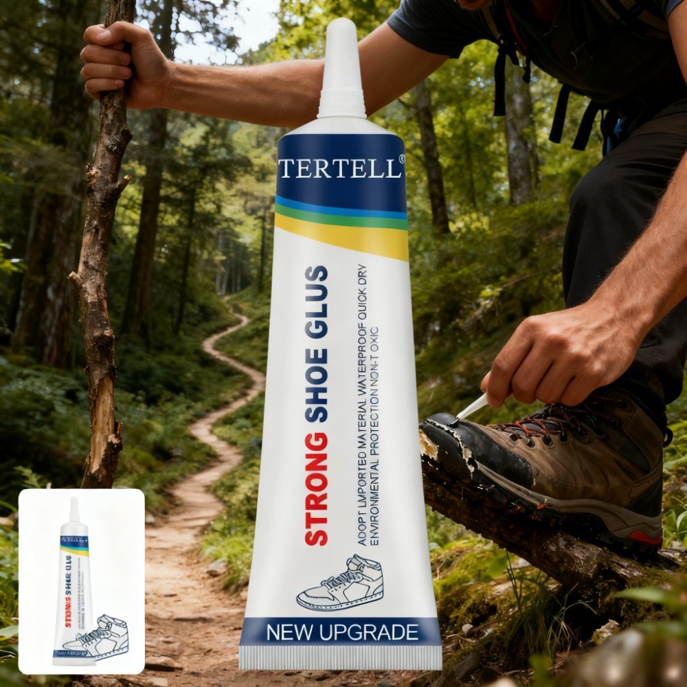 Cola Forte para Sapatos, Multiuso: 1, 2, 4, 8 ou 10 Unidades. Transparente, Impermeável e Sem Cheiro