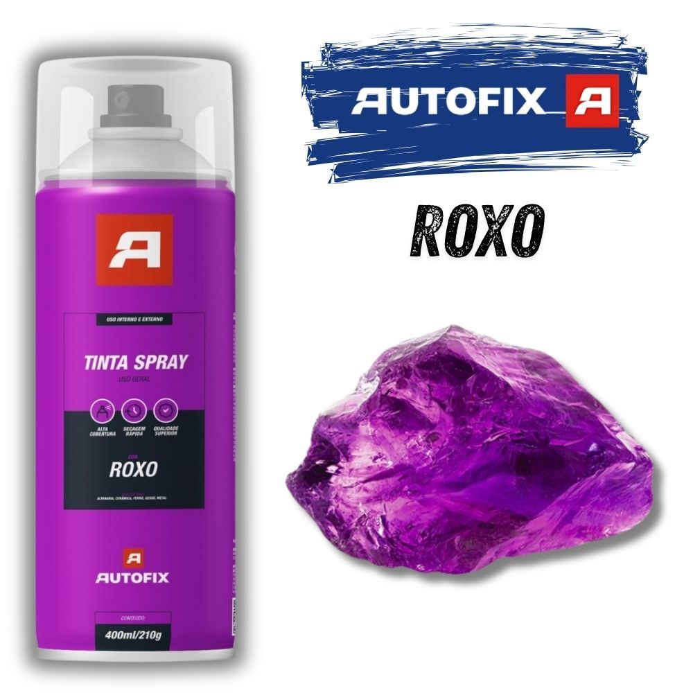 Tinta Spray Roxo Uso Geral  400ml – Qualidade Demais em Oferta na Shopee